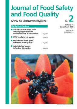 Journal of Food Safety and Food QualityArchiv fur Lebensmit_期刊快速发表